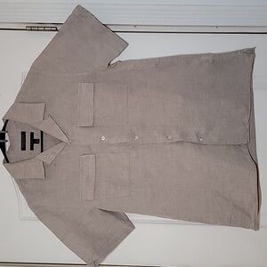 Banana Republic Linen Butoon Down Size M